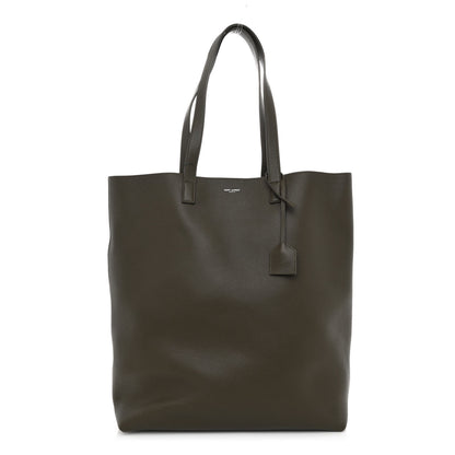 Saint Laurent Calfskin Bold Shopping Tote Khaki 3 of 10