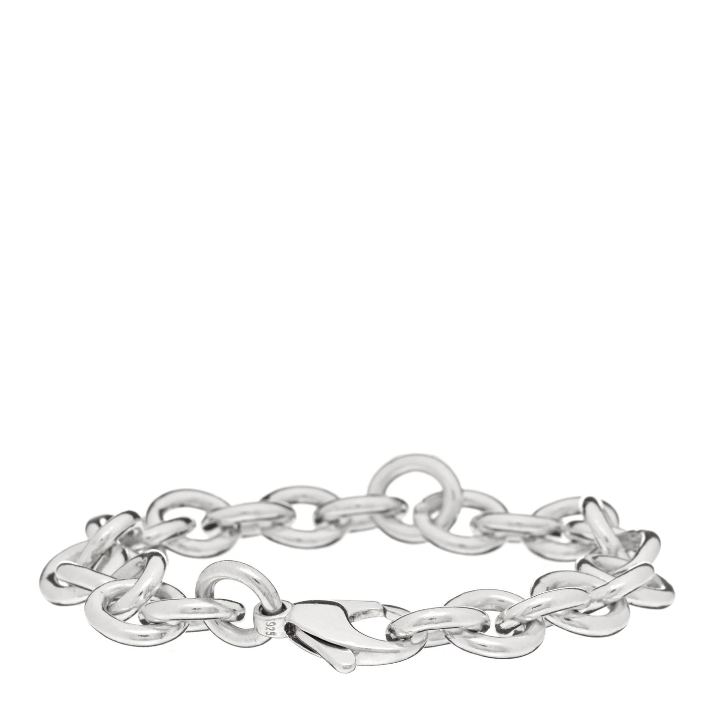 Sterling Silver Oval Link Bracelet