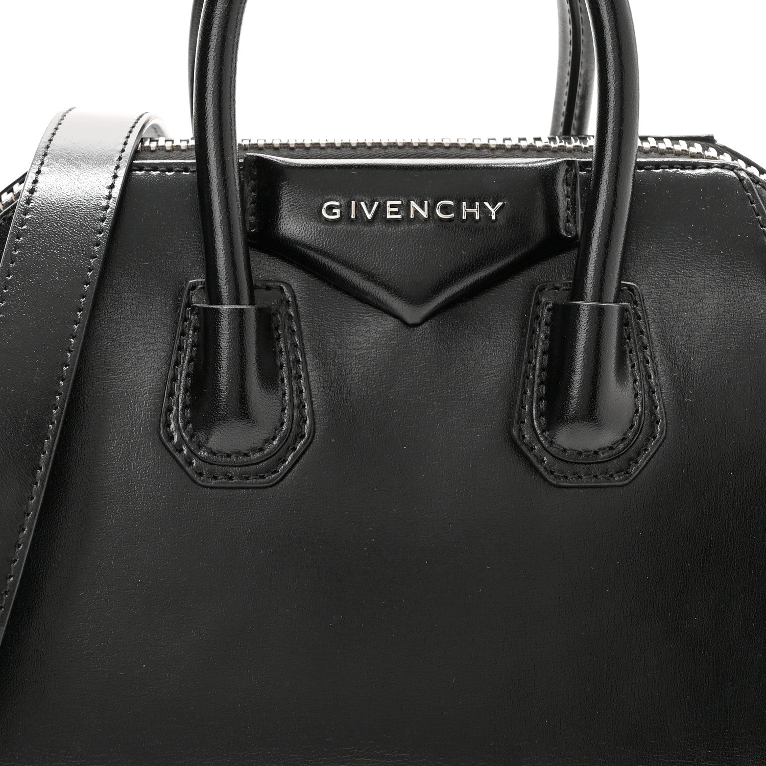 Givenchy Shiny Lord Calfskin Mini Antigona Black 8 of 10