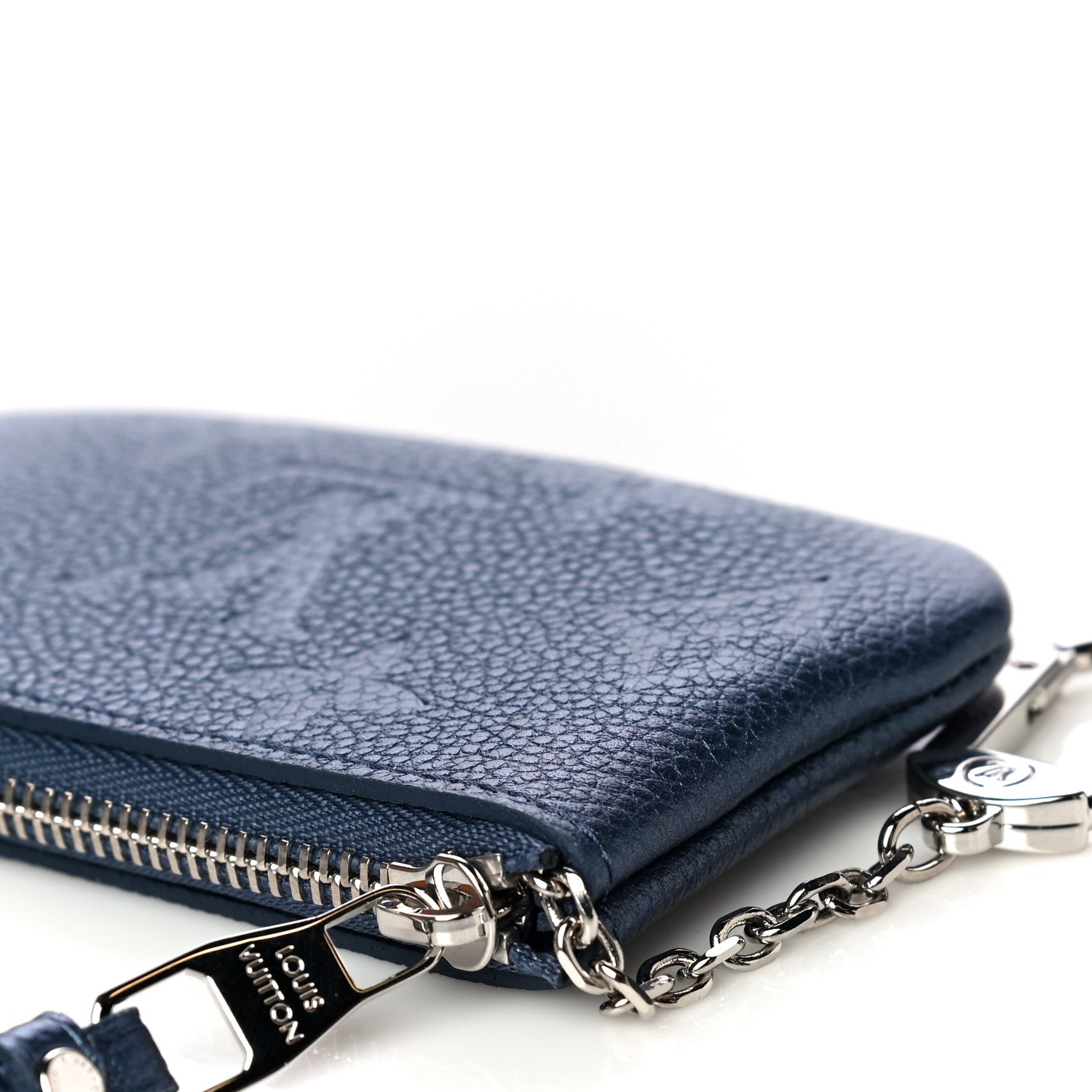 Louis Vuitton Metallic Empreinte Monogram Giant Key Pouch Navy Nacre 11 of 12