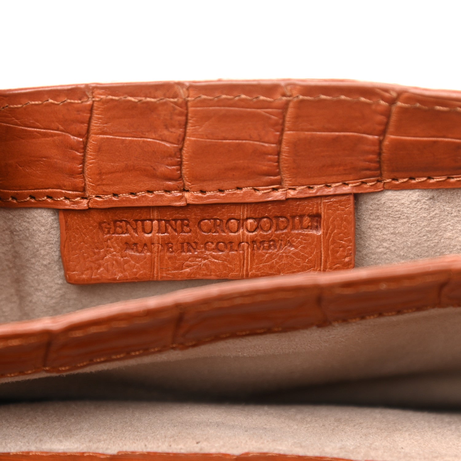 Nancy Gonzalez Crocodile Flap Chain Shoulder Bag Brown 7 of 10