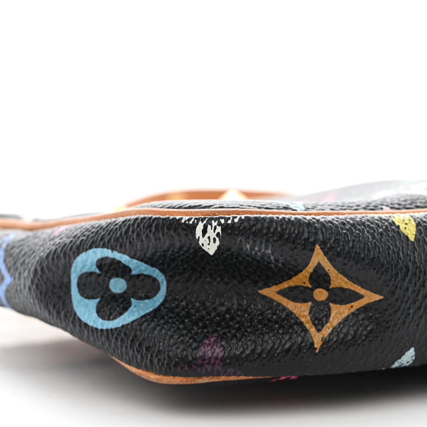 Monogram Multicolor Pochette Accessories Black