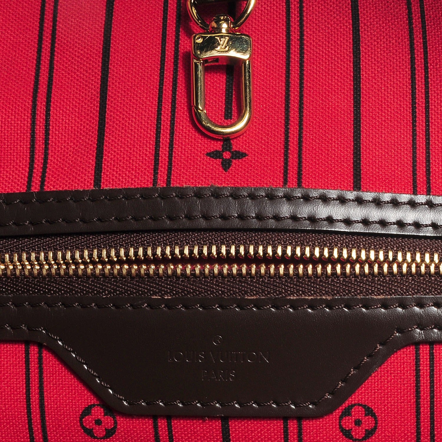 Louis Vuitton Damier Ebene Neverfull MM 8 of 9