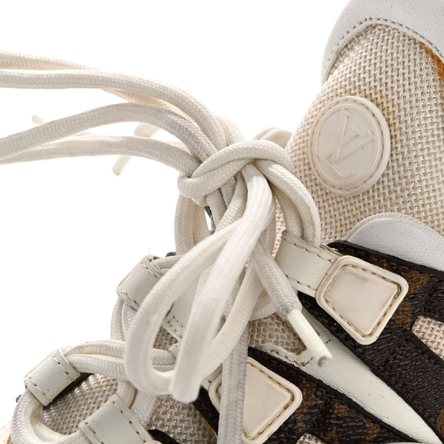 Louis Vuitton Patent Monogram LV Archlight Sneakers 37 White 11 of 15