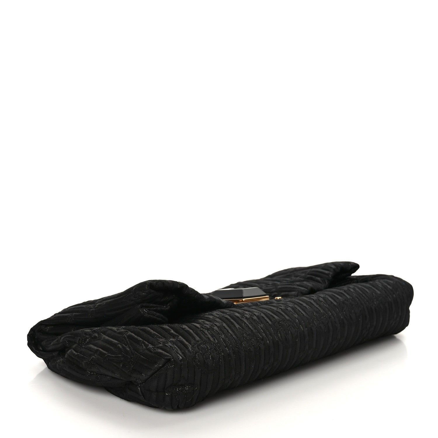 Louis Vuitton Jacquard Quilted Monogram Altair Clutch Black Black 4 of 8