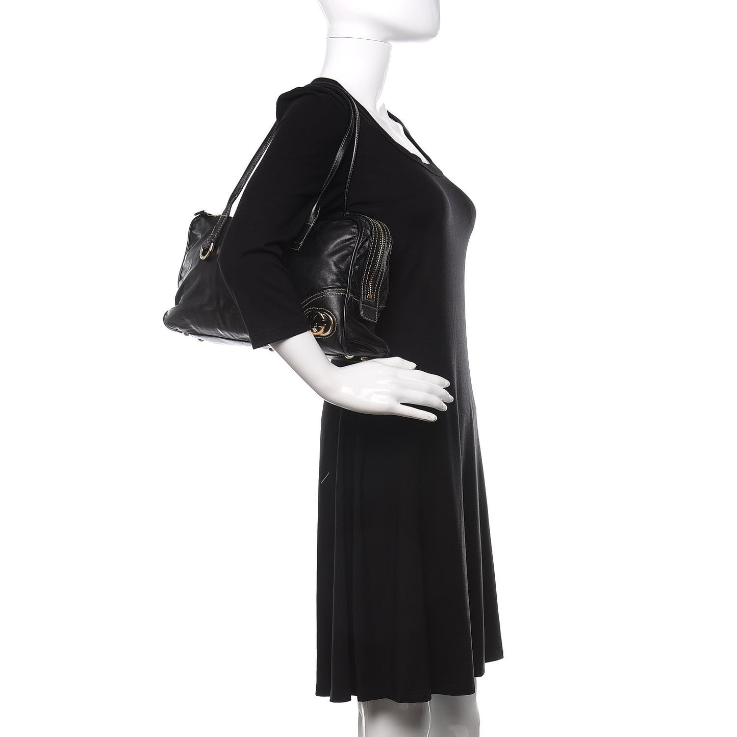 Calfskin Medium New Britt Boston Black