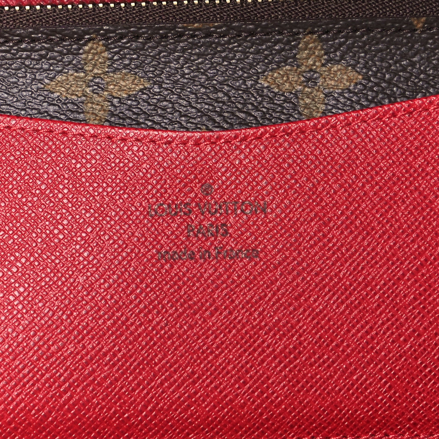 Monogram Josephine Wallet Red