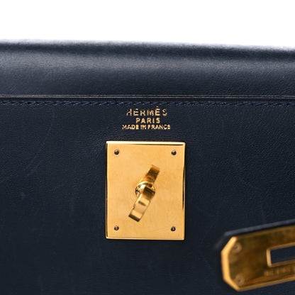 Hermes Box Kelly Retourne 32 Indigo Indigo 6 of 22