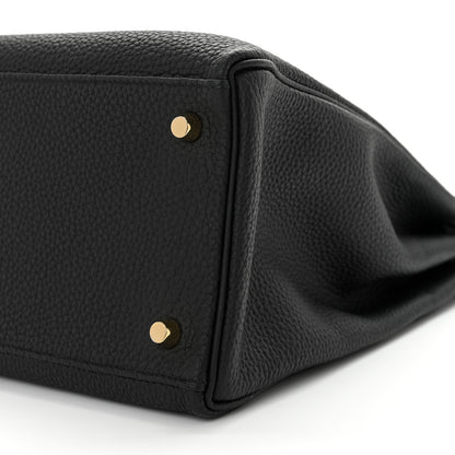 Hermes Togo Kelly Retourne 35 Black 10 of 12