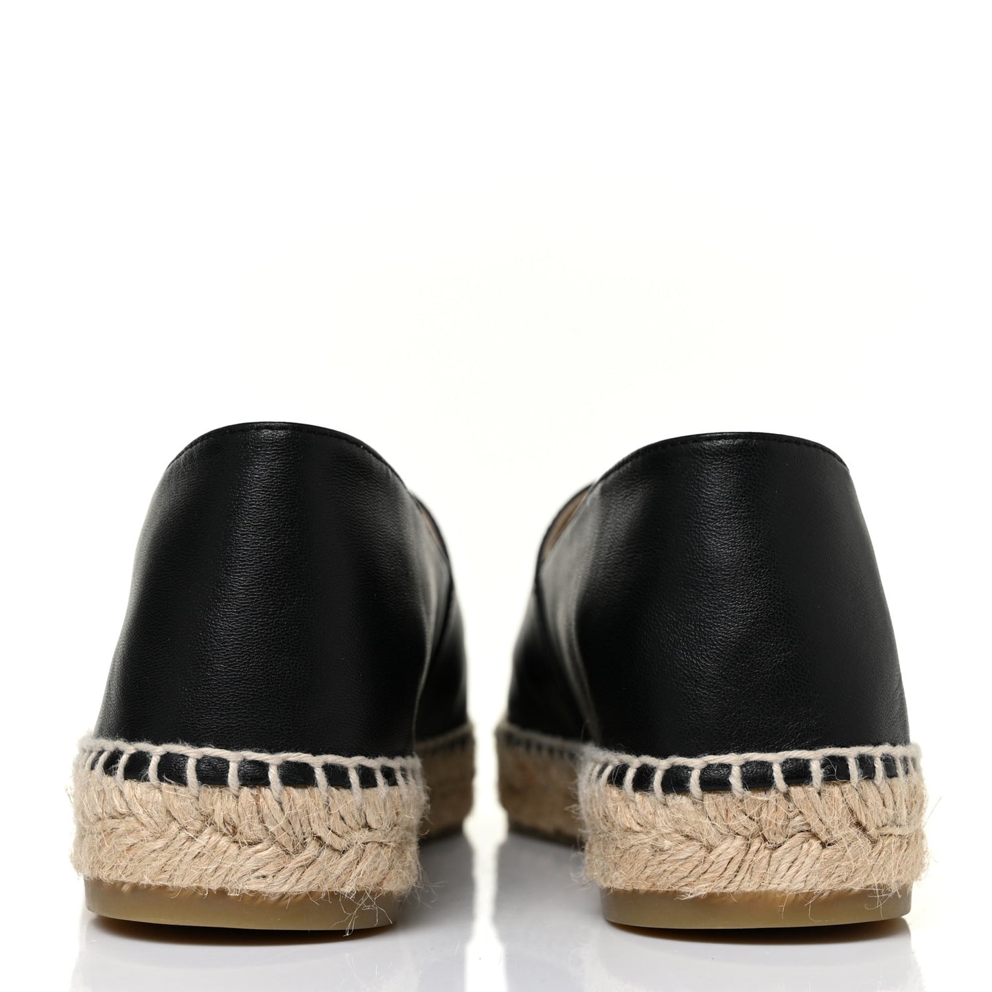 Lambskin CC Espadrilles 40 Black