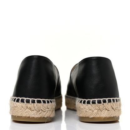 Chanel Lambskin CC Espadrilles 40 Black 3 of 13