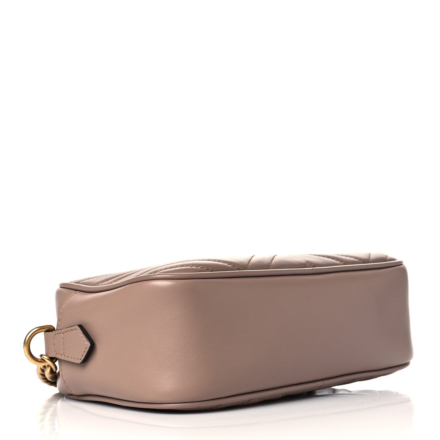 Calfskin Matelasse Small GG Marmont Chain Shoulder Bag Porcelain Rose