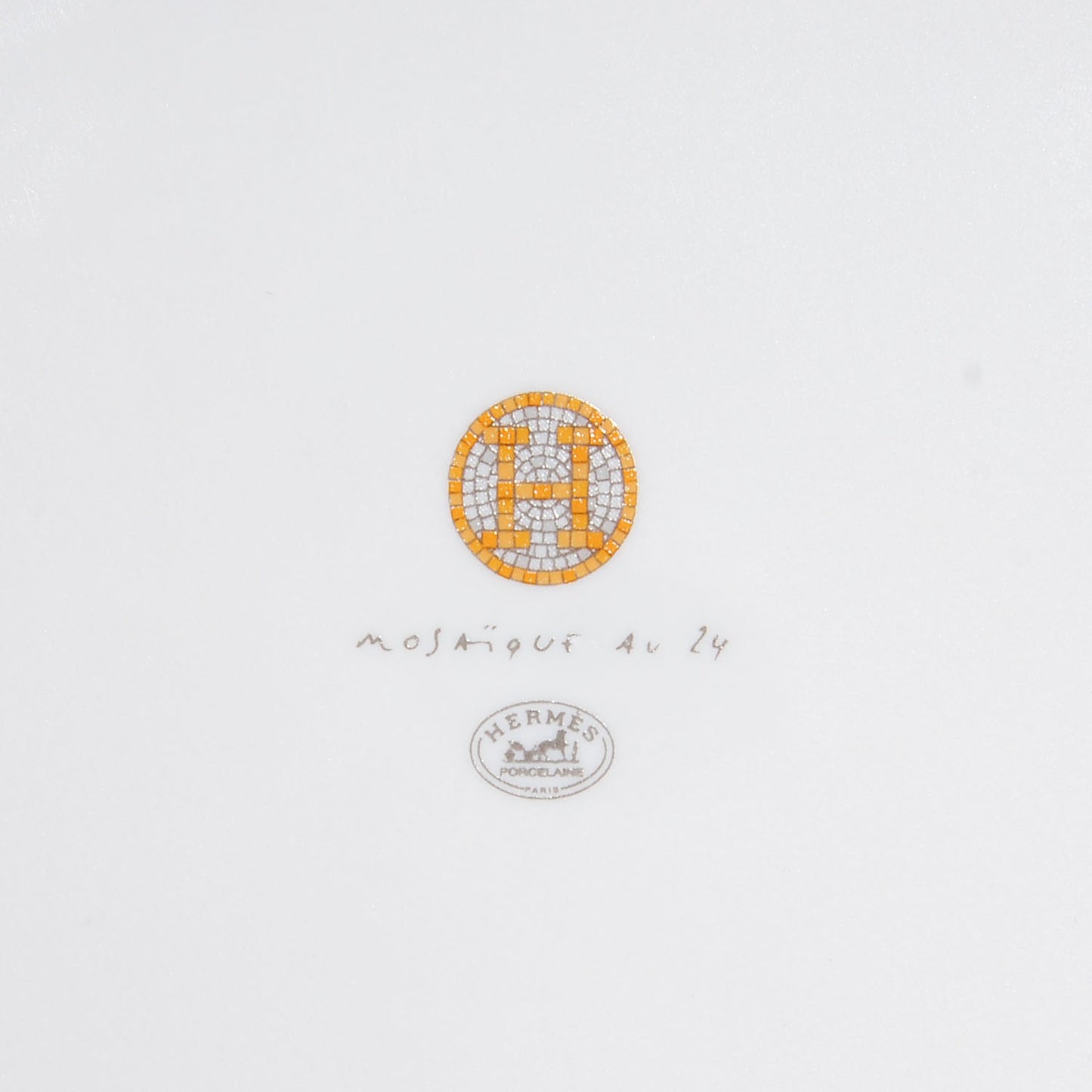 Porcelain Mosaique au 24 Square Plate Gift Box