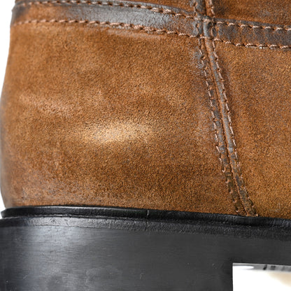 Gucci Suede Rabbit Fur Web Saint Moritz Knee High Boots 36.5 Brown Naturale 8 of 8