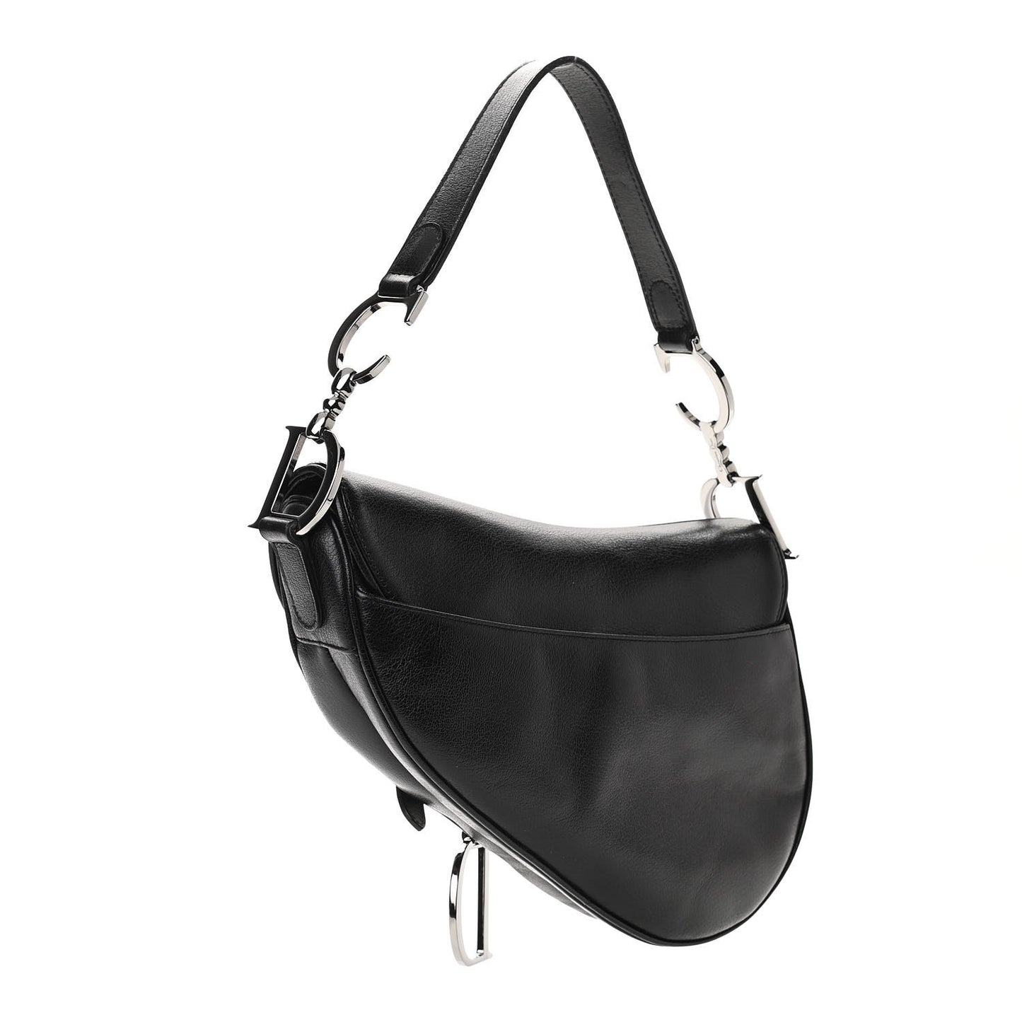 Calfskin Saddle Bag Black