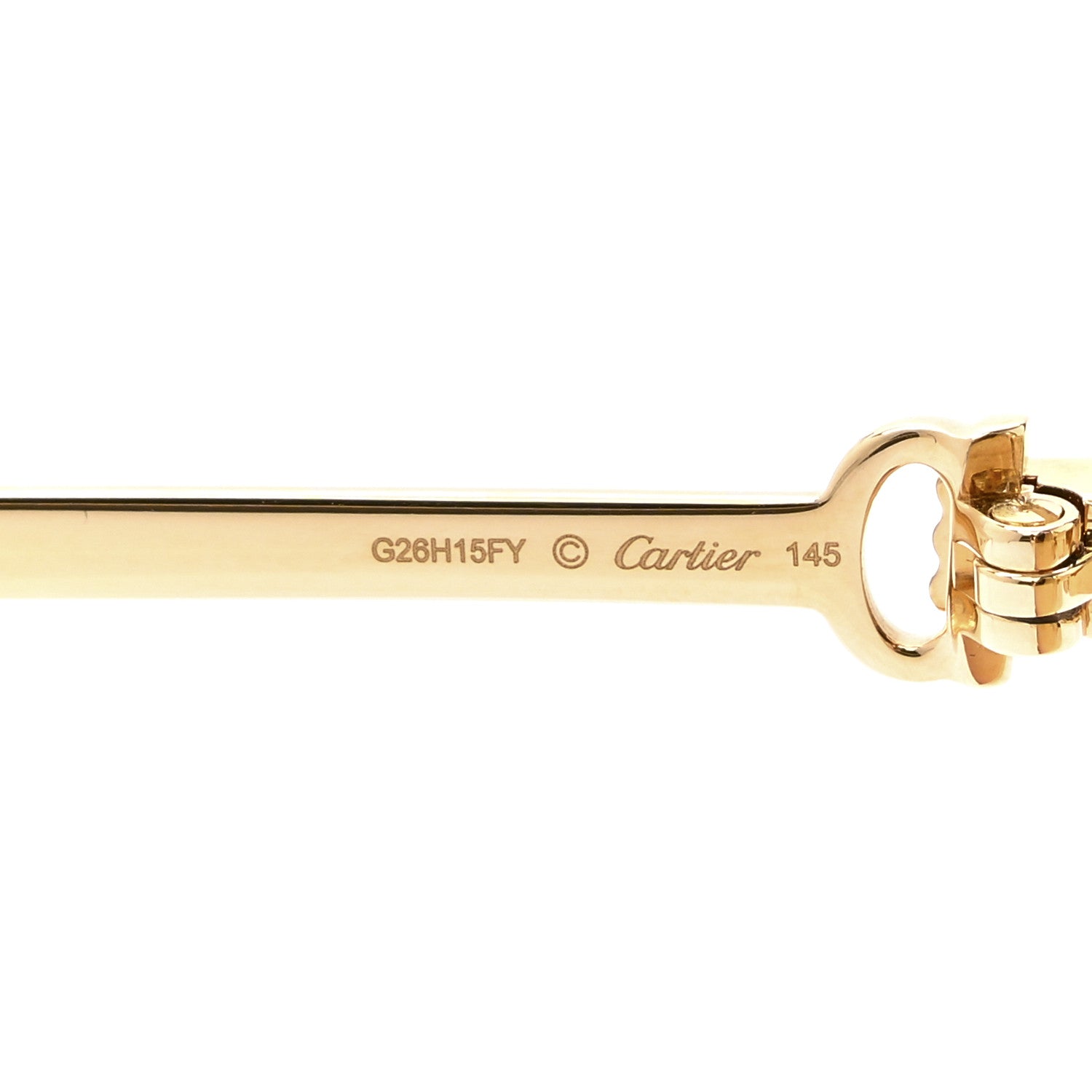 Cartier Metal Premiere De Cartier Sunglasses CT0270S Gold Orange 5 of 6