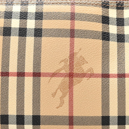 Burberry Haymarket Check Barrel Bag Brown 7 of 9