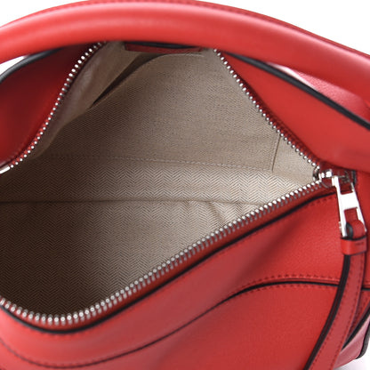 Loewe Calfskin Small Puzzle Bag Scarlet 6 of 10