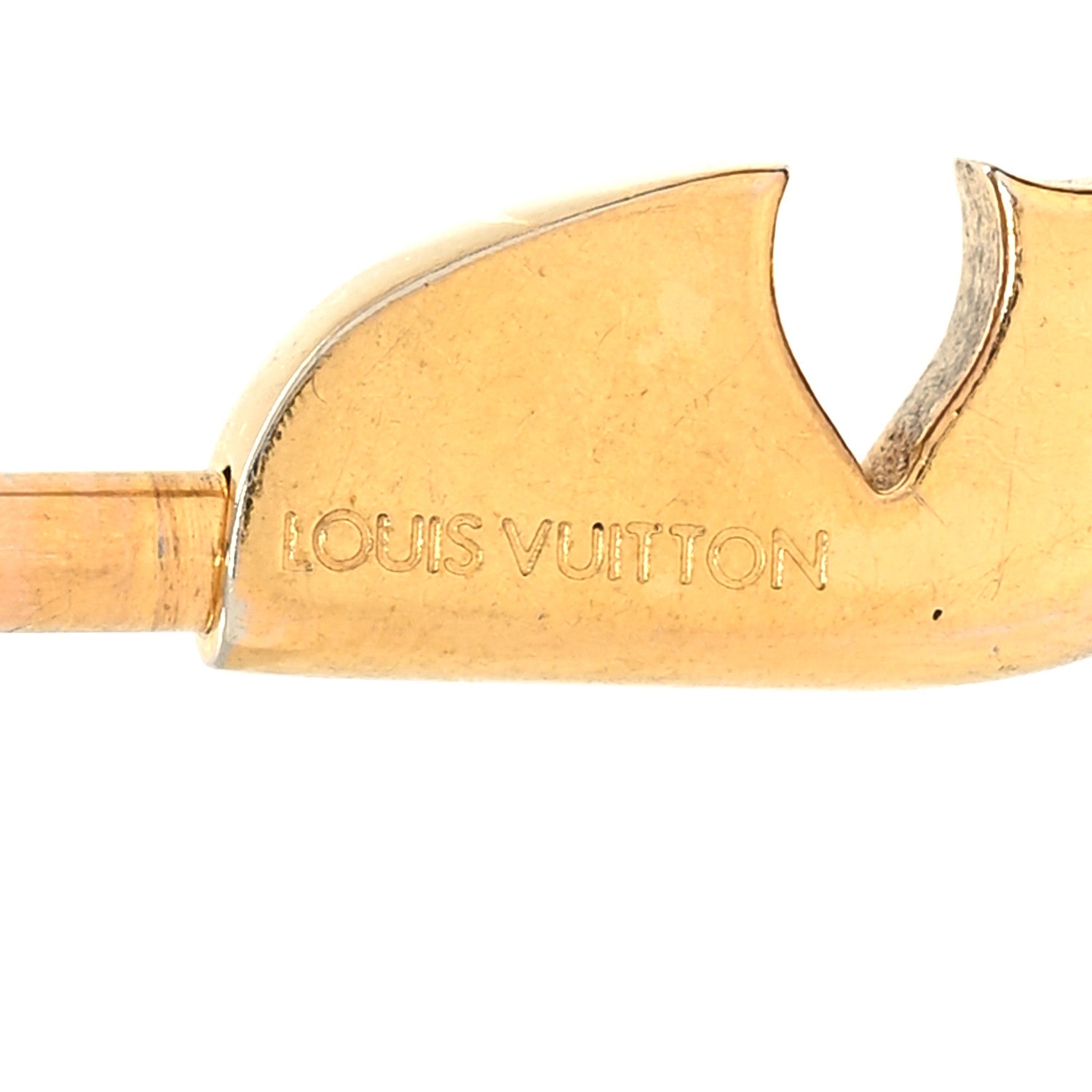 Louis Vuitton Couture Safety Pin Key Holder Gold 3 of 3
