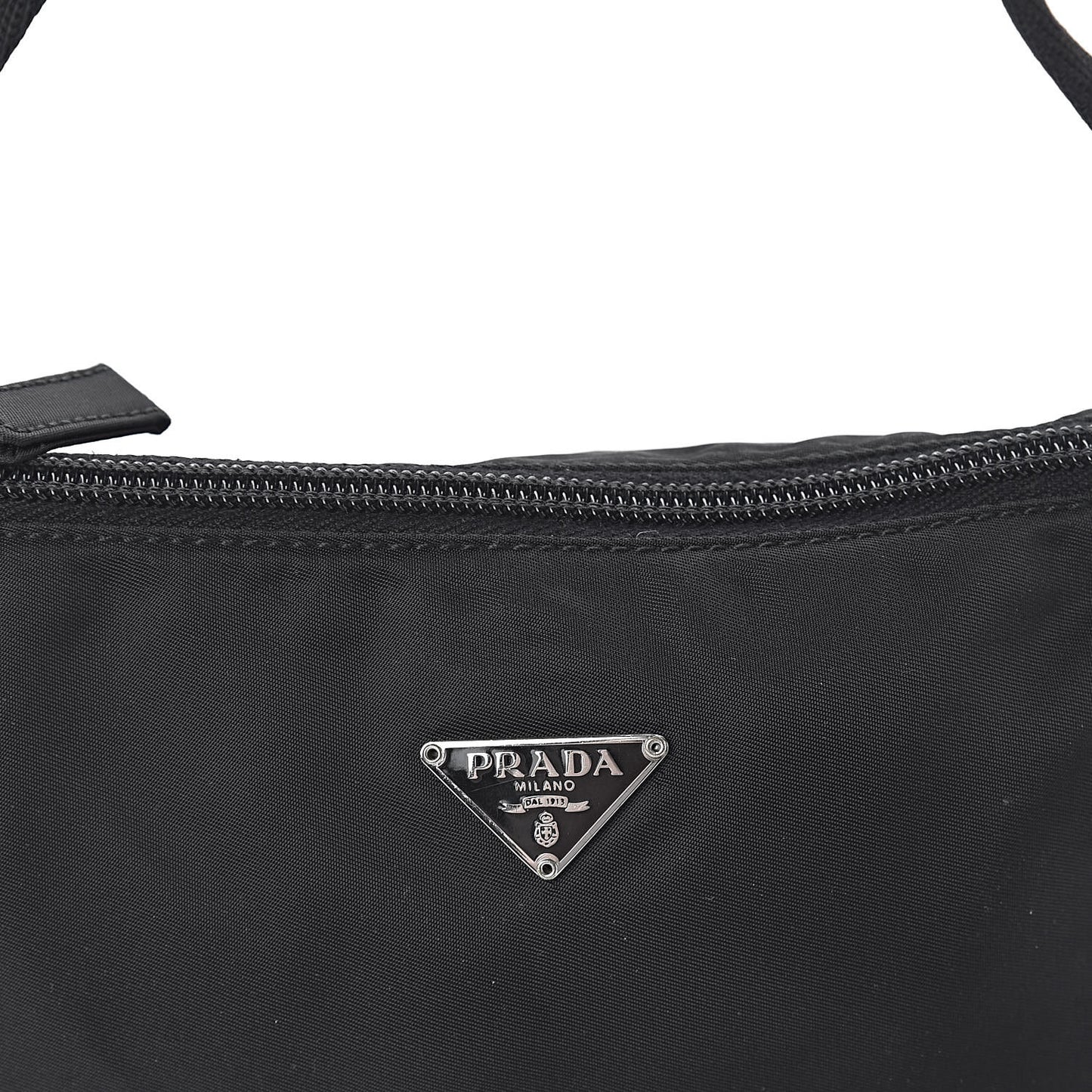Tessuto Nylon Pochette Bag Black