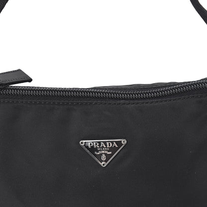 Prada Tessuto Nylon Pochette Bag Black 10 of 10