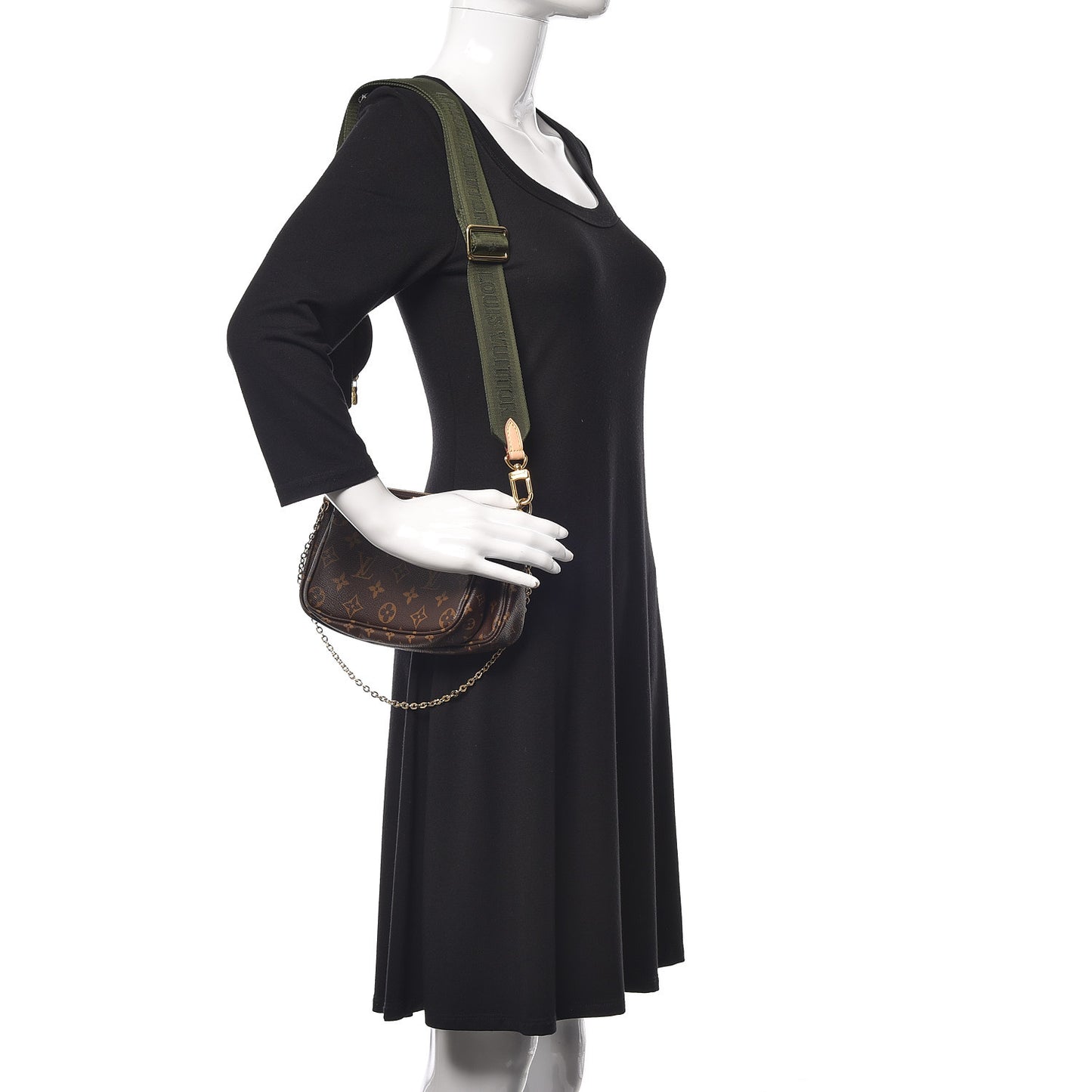 Monogram Multi Pochette Accessories Kaki