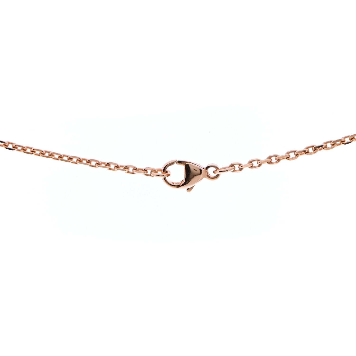 Hermes Lacquered Rose Gold Mini Pop H Pendant Necklace White 11 of 14