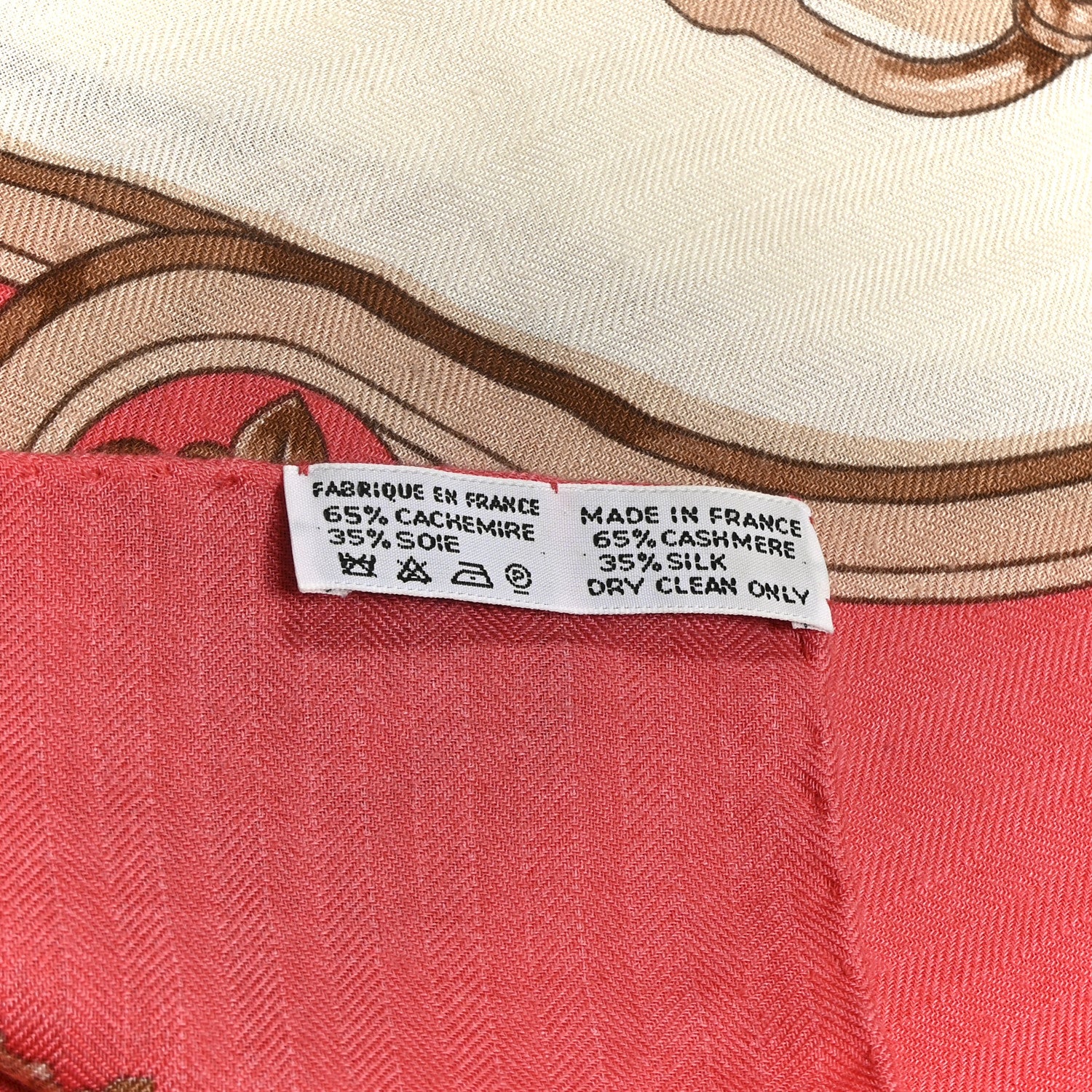 Hermes Cashmere Silk Cavalcadour Shawl 140 3 of 5