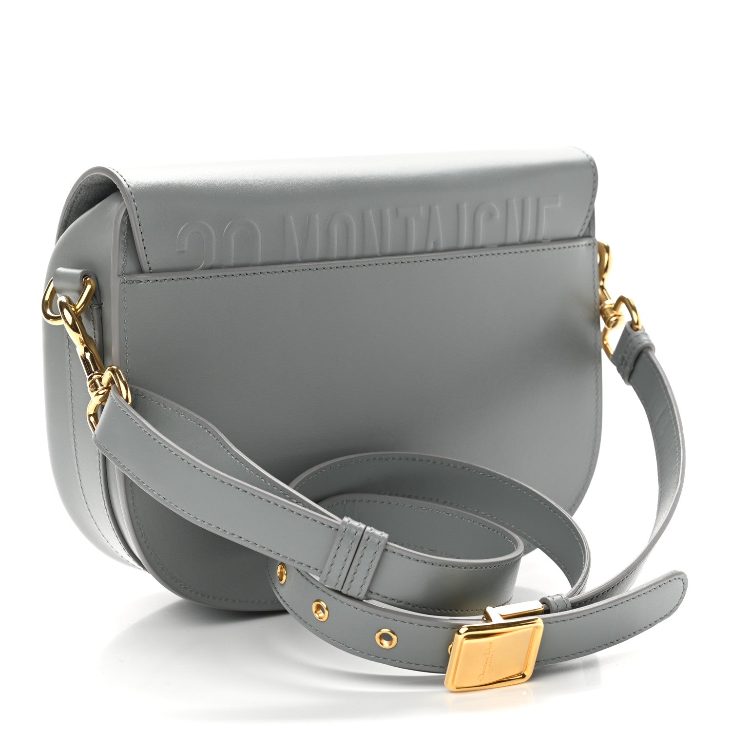 Christian Dior Box Calfskin Medium Bobby Flap Gray 3 of 9