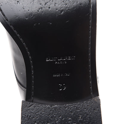 Saint Laurent Smooth Calfskin Studded Boots 39 Black 7 of 10