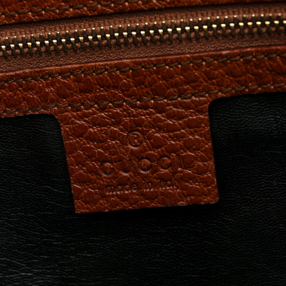 Gucci Soft Grained Calfskin Small Jackie O Hobo Brown 6 of 10