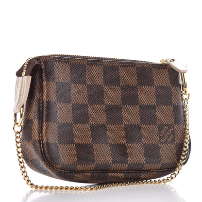 Louis Vuitton Damier Ebene Trunks and Locks Mini Pochette Accessories 3 of 7