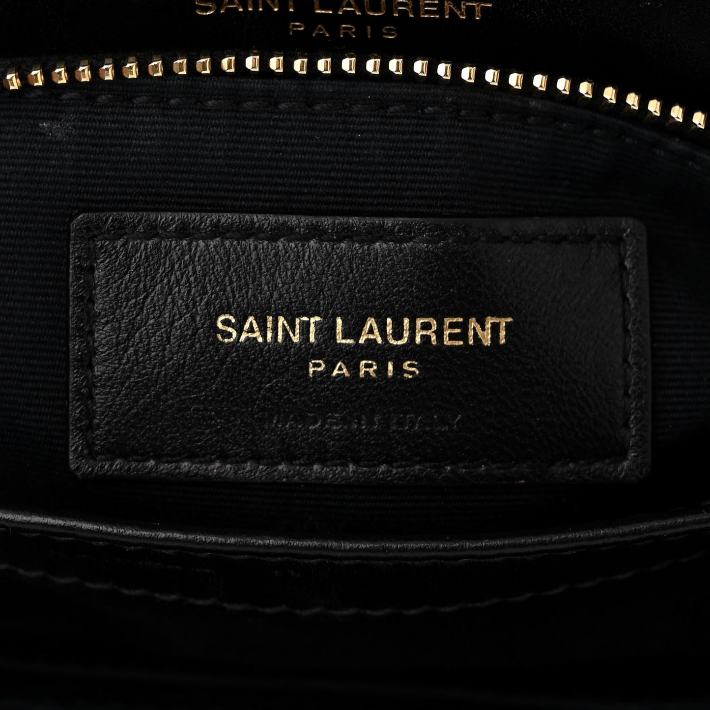 Calfskin Y Quilted Monogram Toy Loulou Crossbody Bag Black