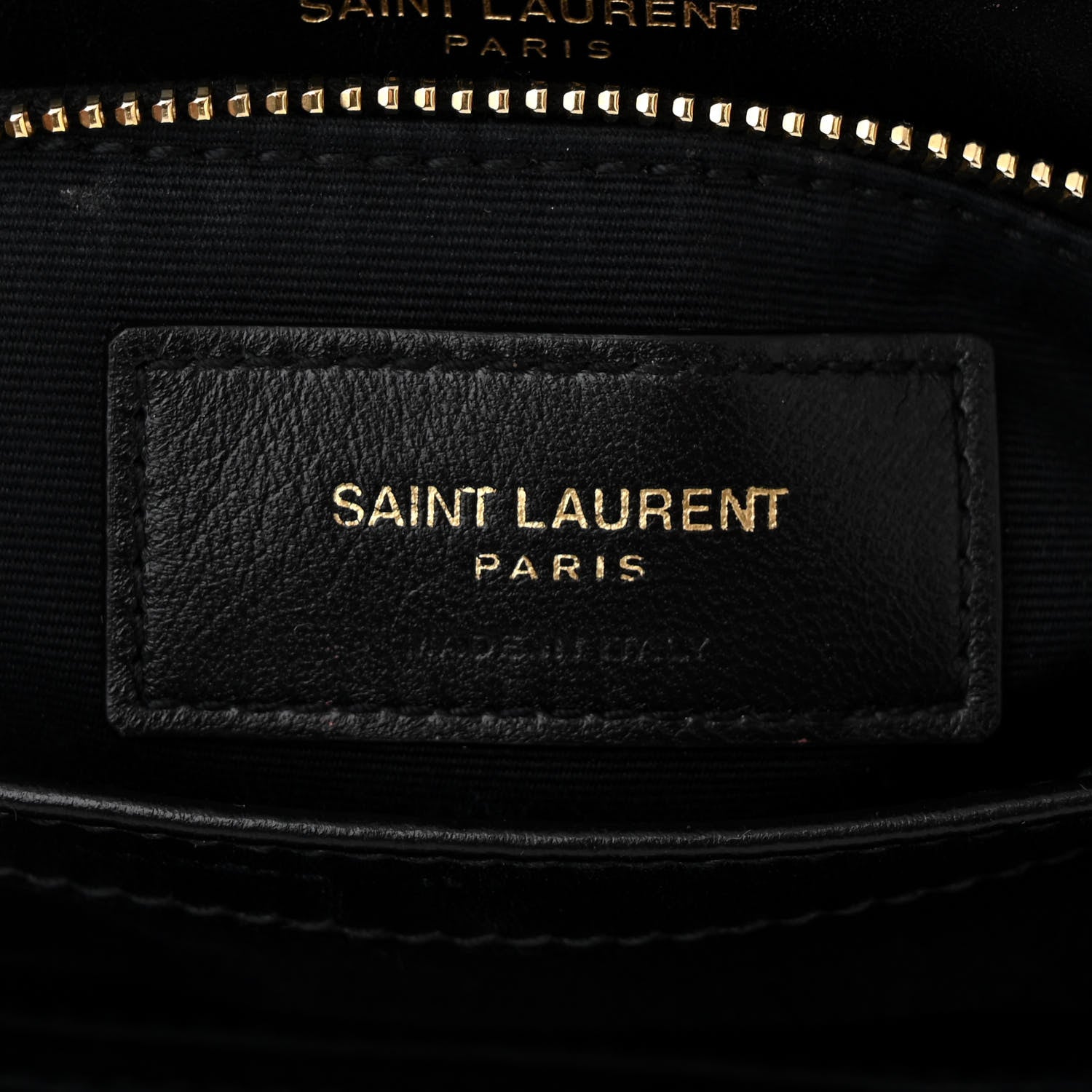 Saint Laurent Calfskin Y Quilted Monogram Toy Loulou Crossbody Bag Black 6 of 12