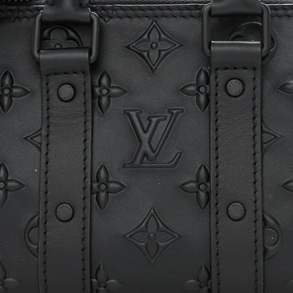 Louis Vuitton Monogram Seal Keepall XS Black 7 of 9