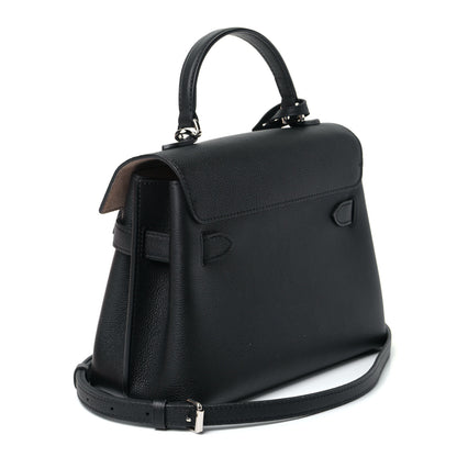 Louis Vuitton Calfskin Lockme Ever BB Black 2 of 5