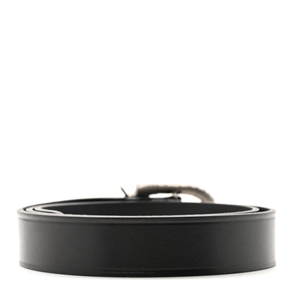 Saint Laurent Calfskin Monogram Celtique Belt 90 36 Black 4 of 12