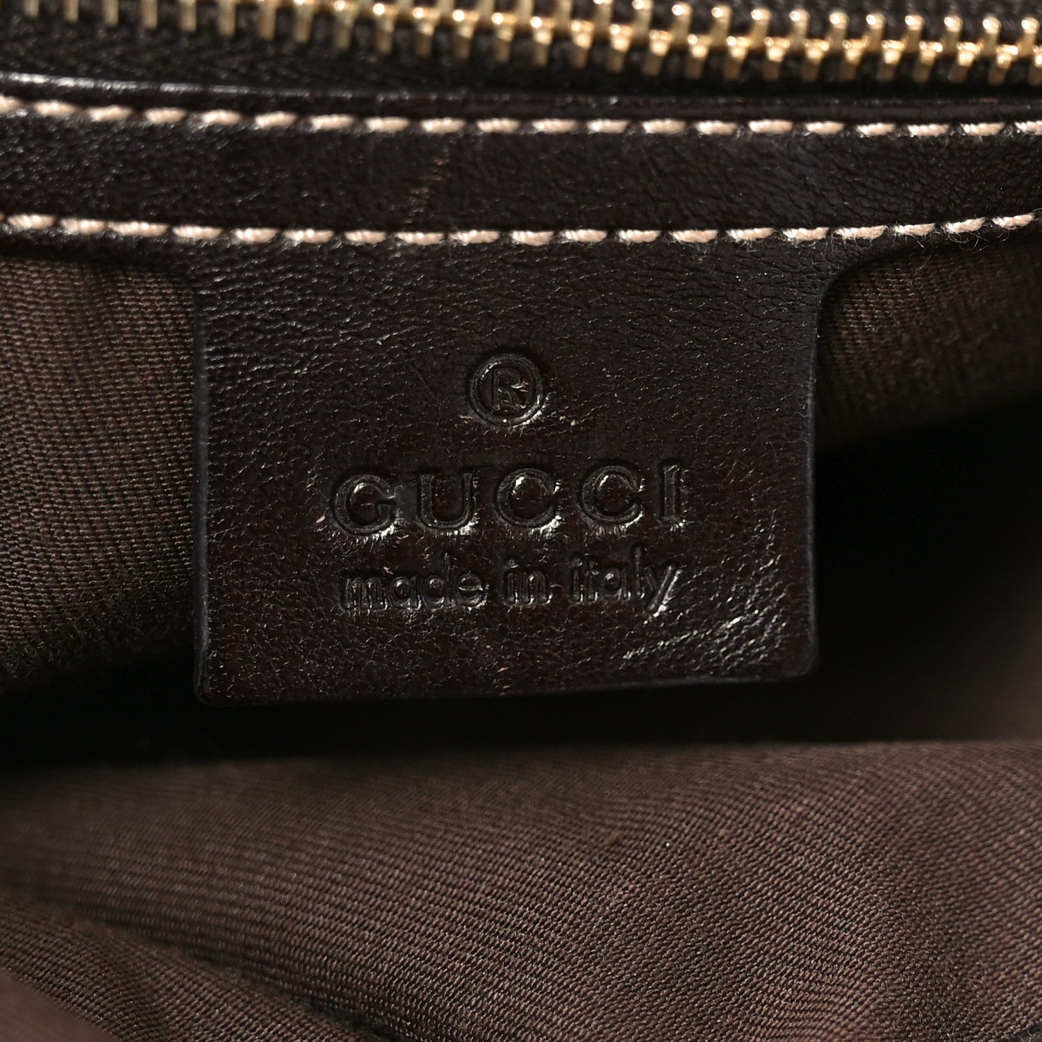 Gucci Monogram Studded Medium Pelham Shoulder Bag Dark Brown 6 of 12