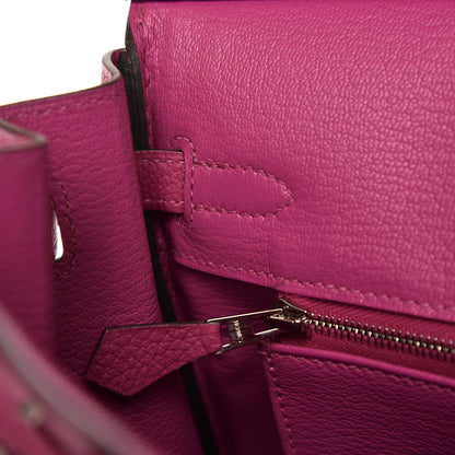 Hermes Togo Birkin 25 Rose Pourpre 16 of 36