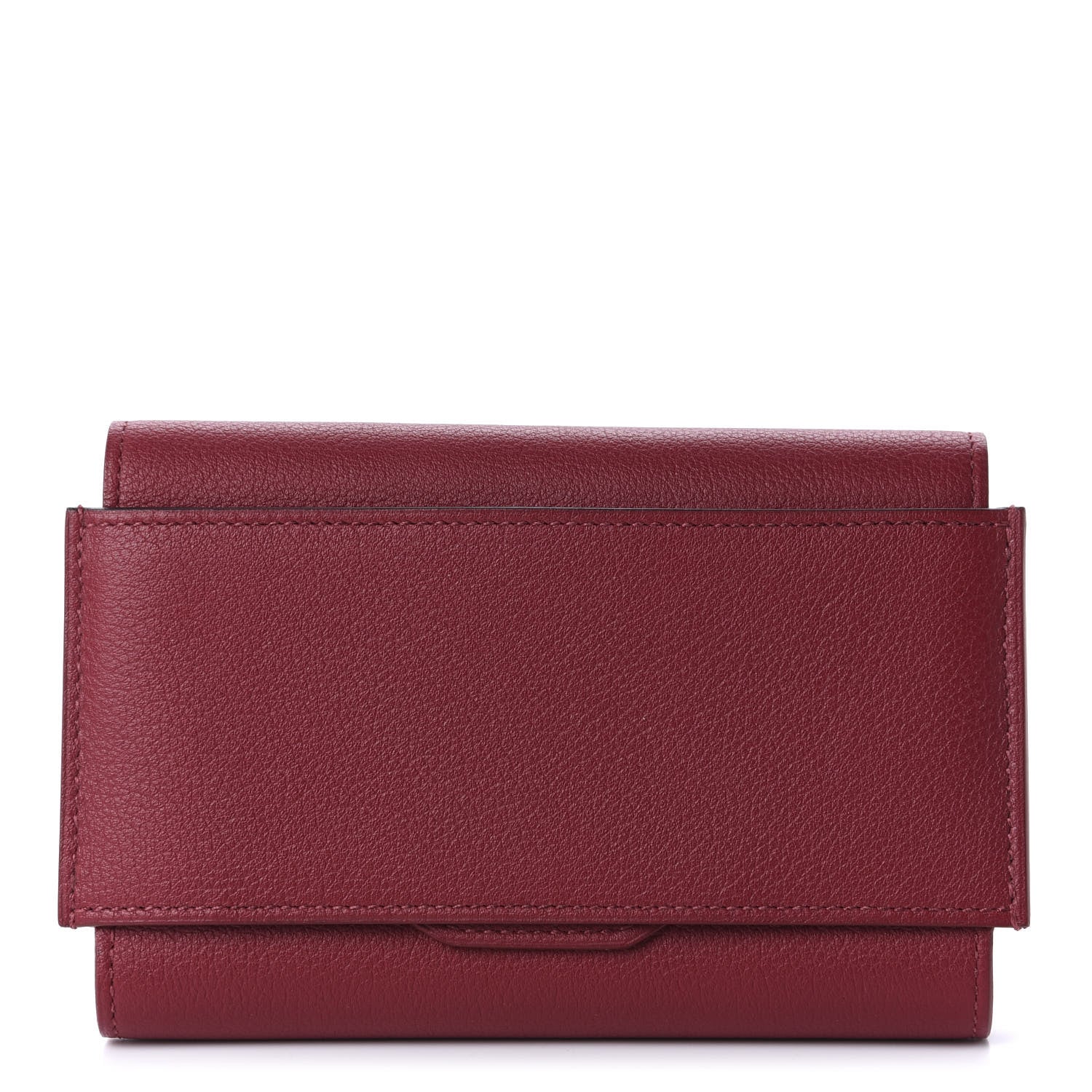Hermes Evercolor Short Passant Wallet Rouge Grenat 1 of 11