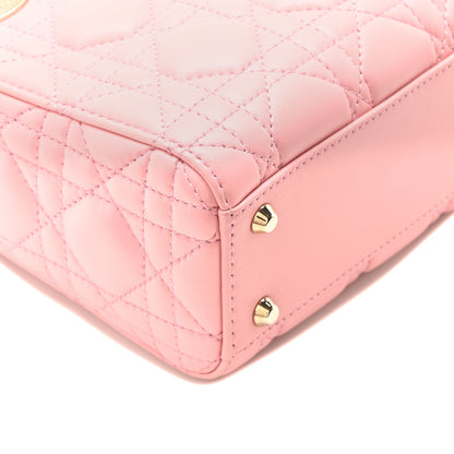 Christian Dior Lambskin Cannage Mini Lady Dior Melacoton 8 of 9
