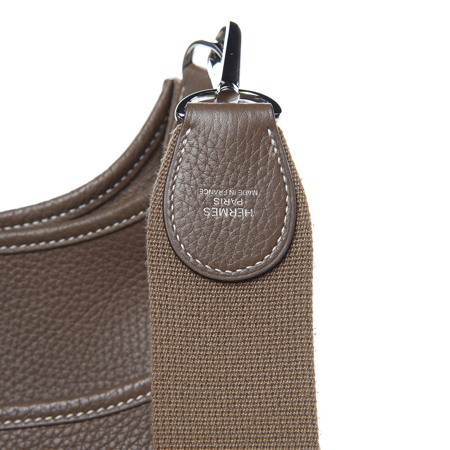 Hermes Taurillon Clemence Evelyne III PM Etoupe 7 of 10