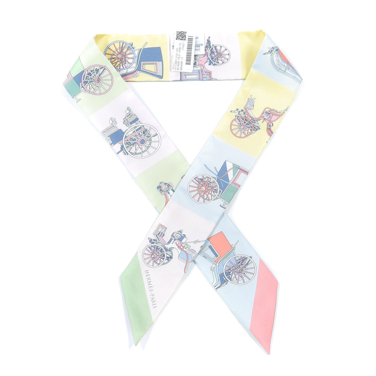 Silk Les Voitures Exquises Twilly Rose Pale Jaune Pale