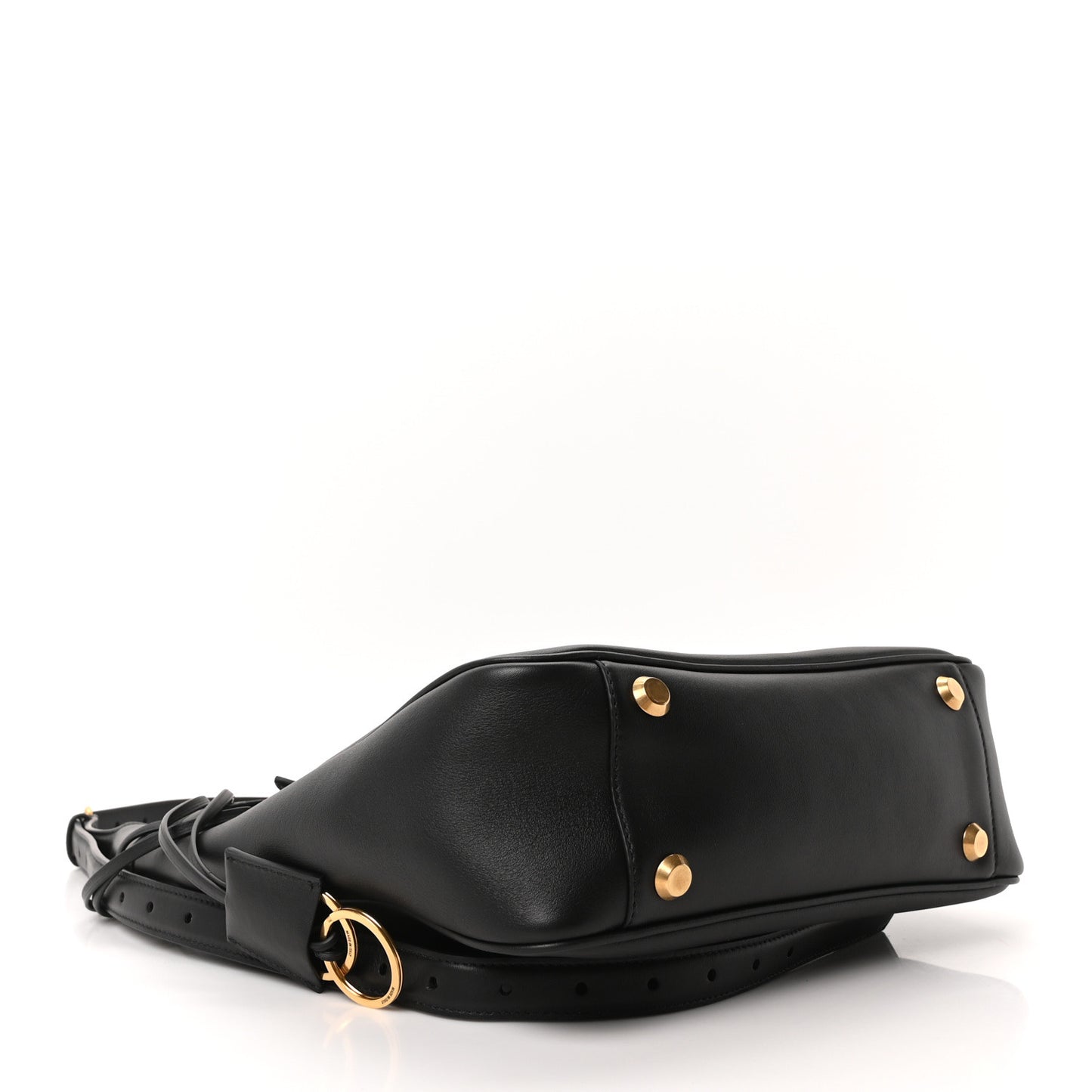 Smooth Calfskin Small Be Air Hobo Black