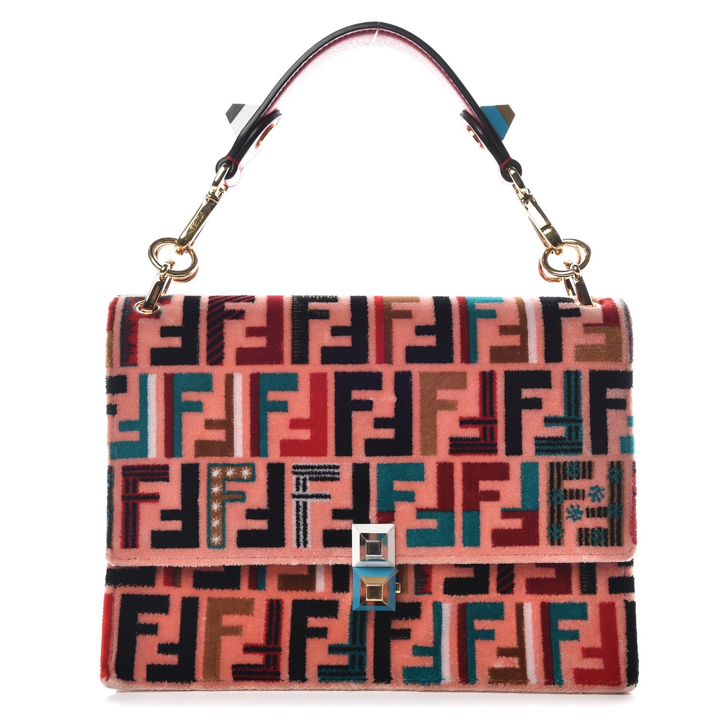 Velvet Vitello Dolce Fun Fair Kan I Shoulder Bag Strawberry Multicolor