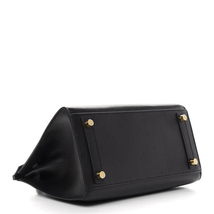 Hermes Madame Calfskin Birkin Sellier 25 Black 4 of 11