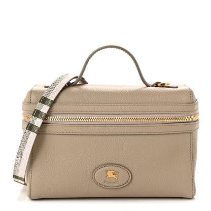 Burberry Grainy Calfskin Bloomsbury Vanity Bag Mushroom Beige Mallow Pink 1 of 11