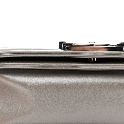 Chanel Galuchat Stingray Small Boy Flap Silver 12 of 16