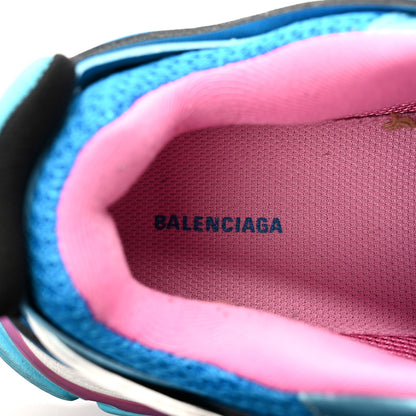 Balenciaga Mesh Nylon Womens Track Sneakers 36 Blue Black 6 of 10