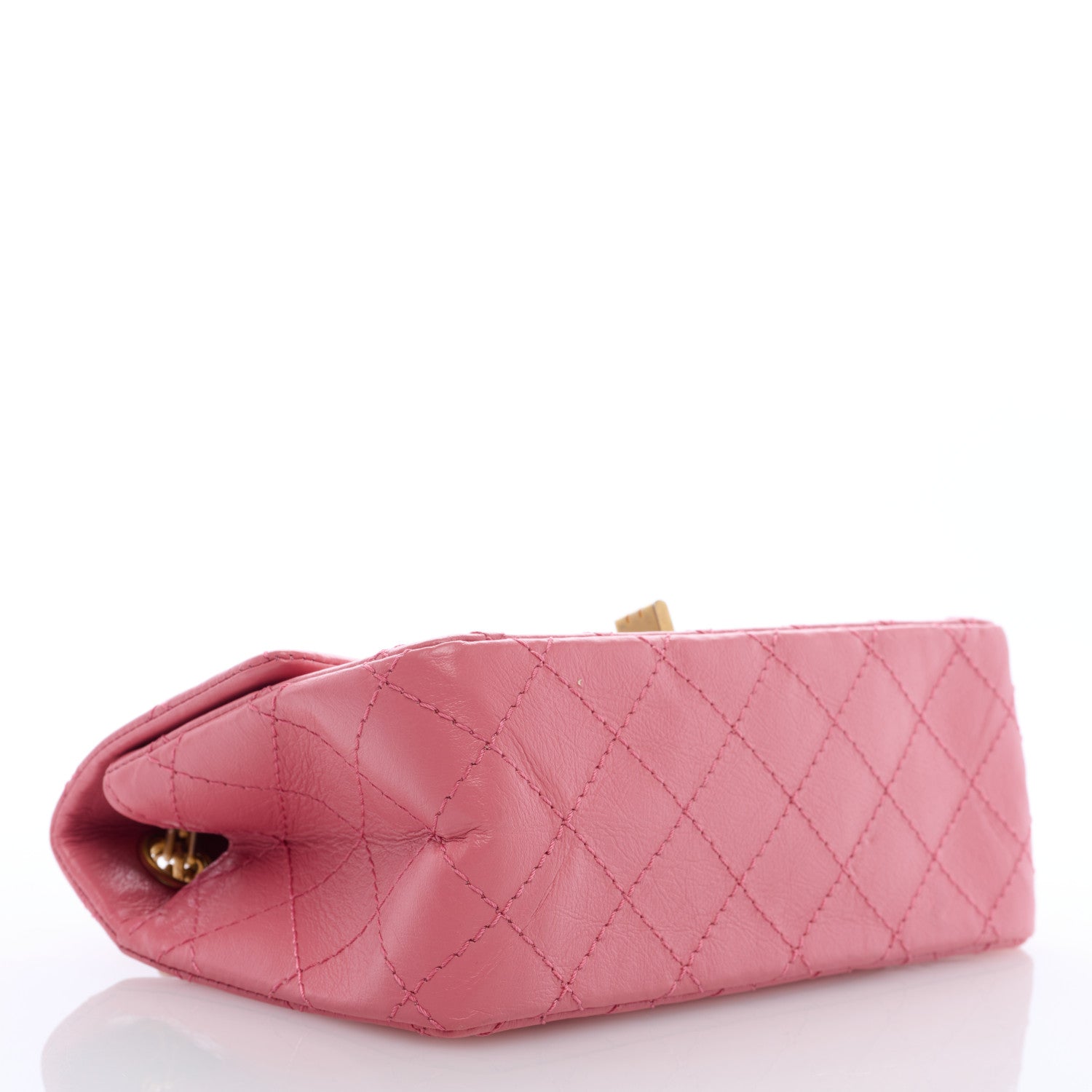 Chanel Aged Calfskin Quilted 2.55 Reissue Mini Flap Pink 4 of 9